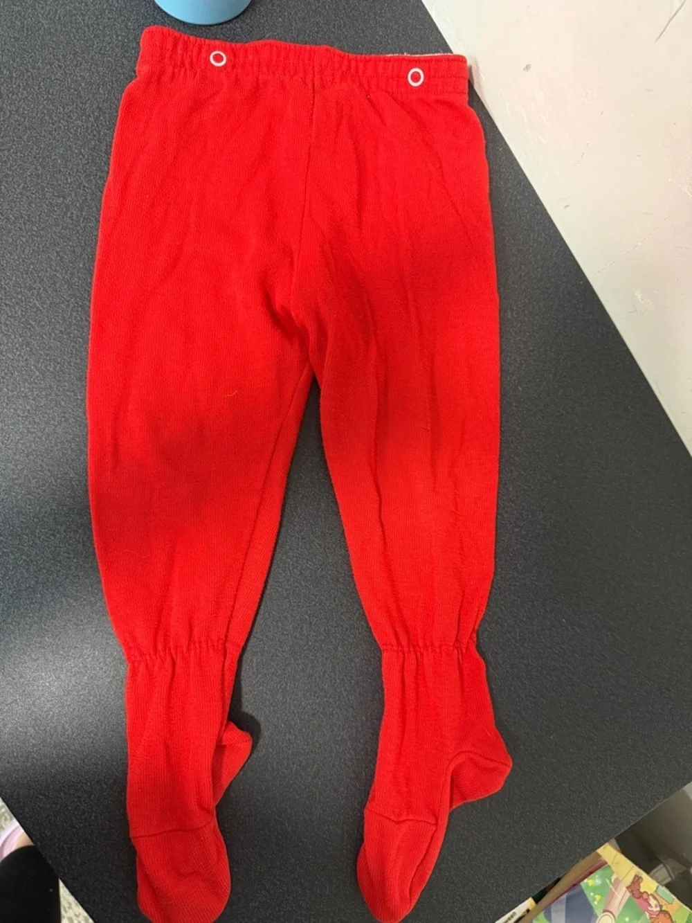 Care Bears Red Kids Footed Pajama Bottoms 1980’s